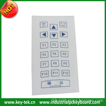 IP65 Dynamic Rated Scratch Proof Industrial Membrane Keyboard